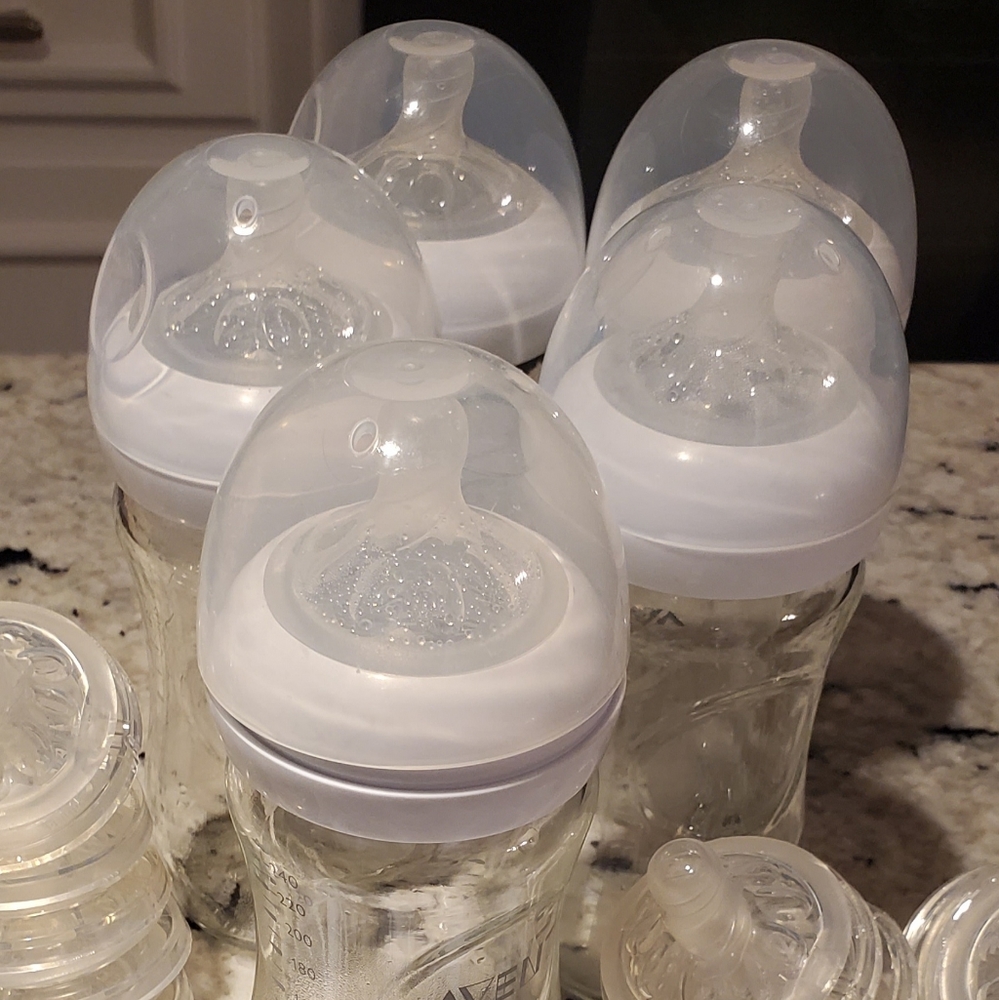 Phillips Avent Glass baby bottles